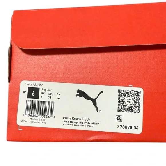PUMA Kruz Nitro Jr. Sneakers in Blue / White / Silver - Picture 13 of 15